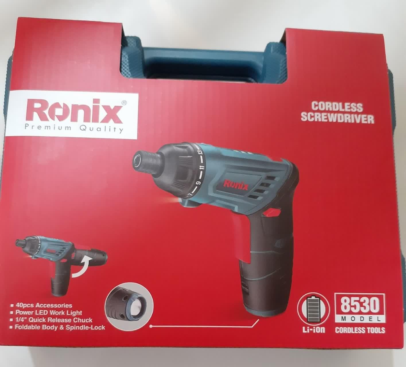 دریل شارژی Ronix مدل 8530|ابزارآلات|شاهین‌شهر, فدک|دیوار