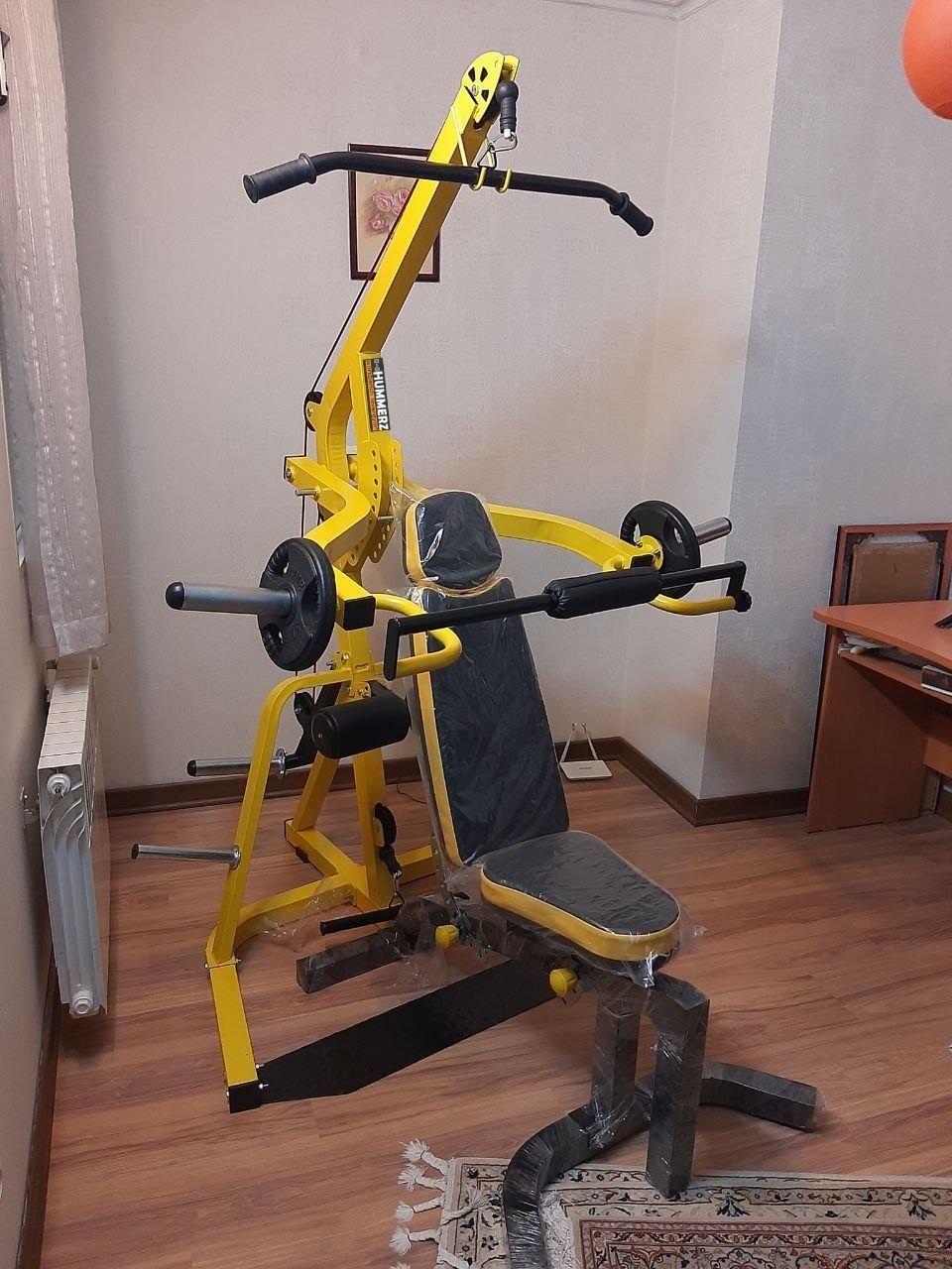 دستگاه بدنسازی هوم جیم سیمکش/پرس خانگی|تجهیزات ورزشی|کرمان, |دیوار