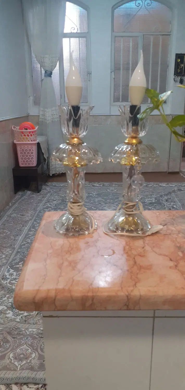 شمعدان|چراغ خواب و آباژور|قم, علی آباد سعدگان|دیوار