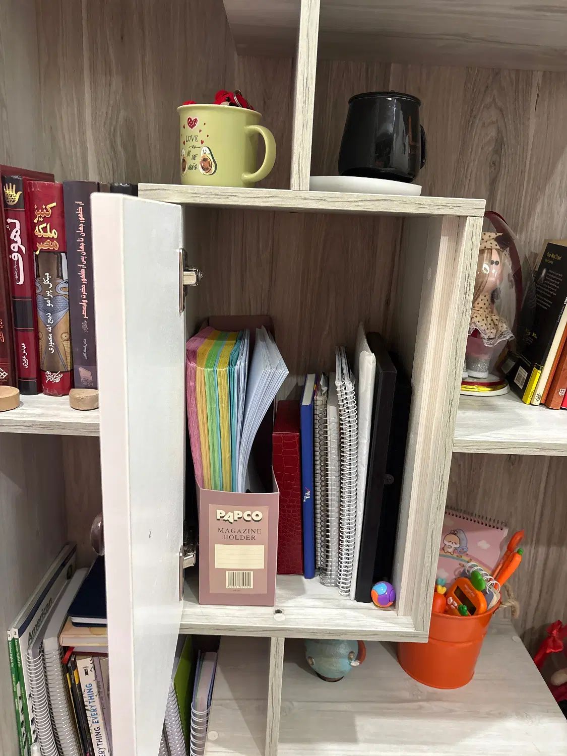 کتابخانه|کتابخانه، شلف، قفسه‌های دیواری|تهران, مجیدیه|دیوار