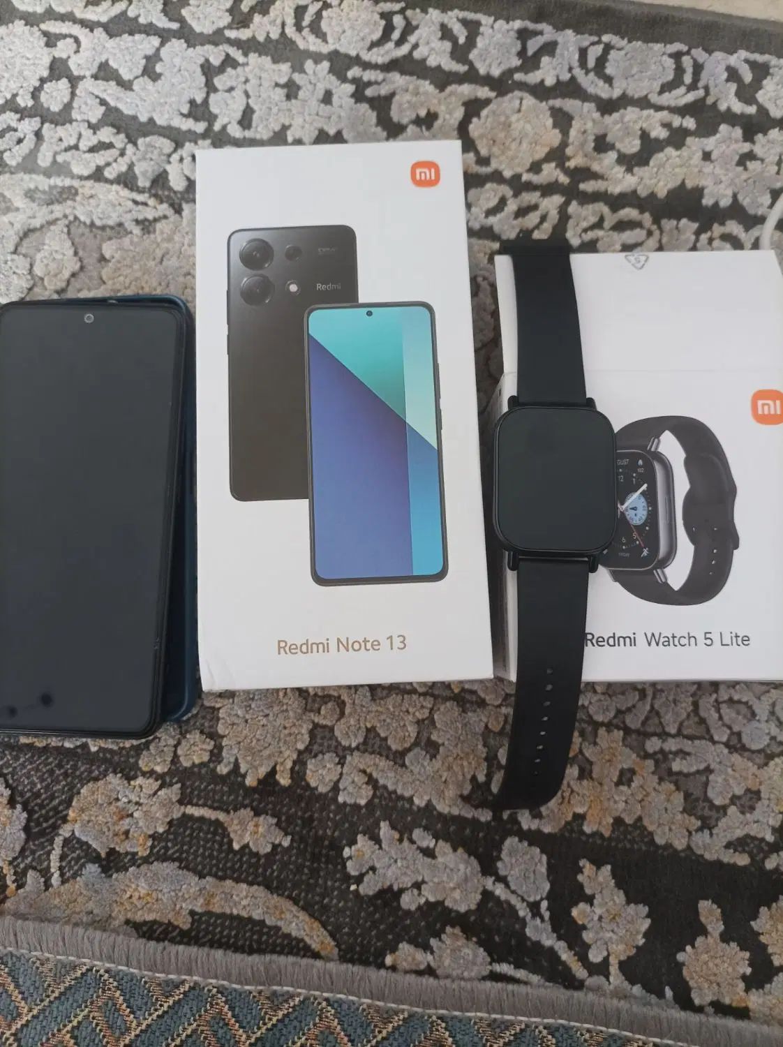شیائومی Redmi Note 13 با ساعت هوشمند ردمی 5|موبایل|کرمانشاه, |دیوار