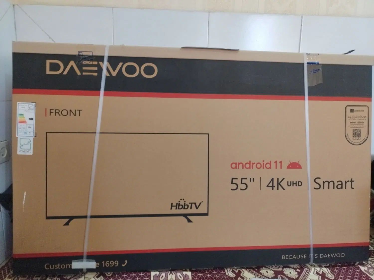 تلوزیون هوشمند DAEWOO 4K|تلویزیون و پروژکتور|اصفهان, شهرک امام خمینی|دیوار