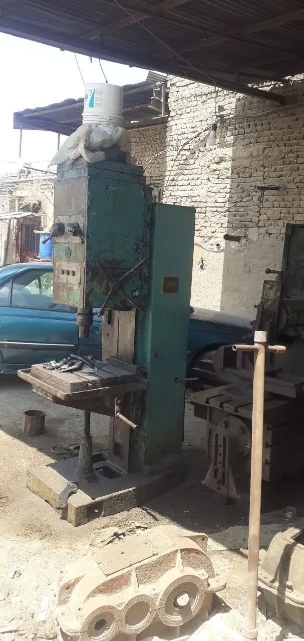 دریل ستونی روسی صفحه تراش روسی و پرس ۱۰۰تن شاهین|ماشین‌آلات صنعتی|چهاردانگه (تهران), |دیوار