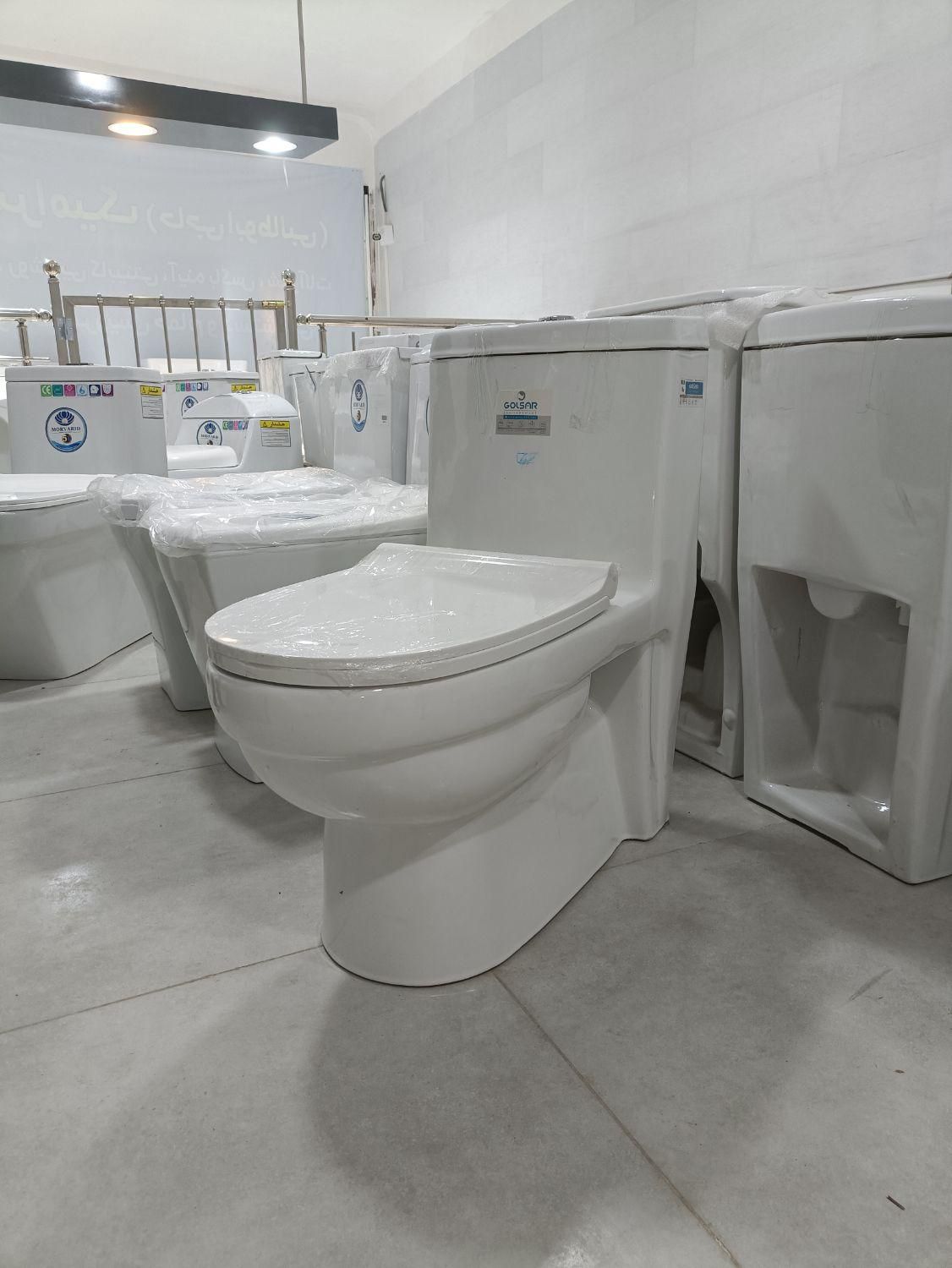 توالت فرنگی گلسار خروجی۱۰ دورشور واترجت مدل کلین|لوازم سرویس بهداشتی|رودهن, |دیوار