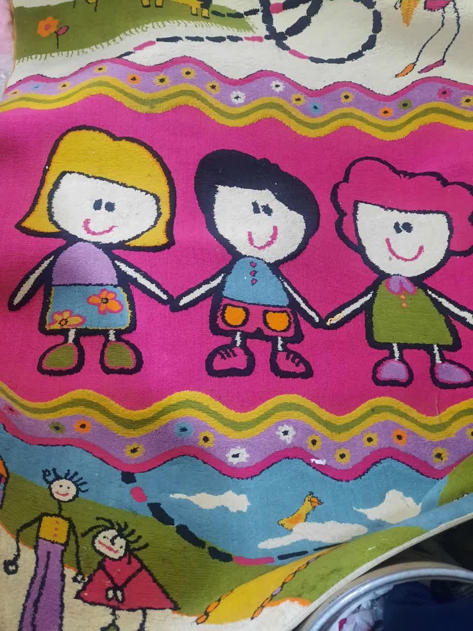 فرش اتاق کودک عروسکی|فرش|قم, دورشهر|دیوار
