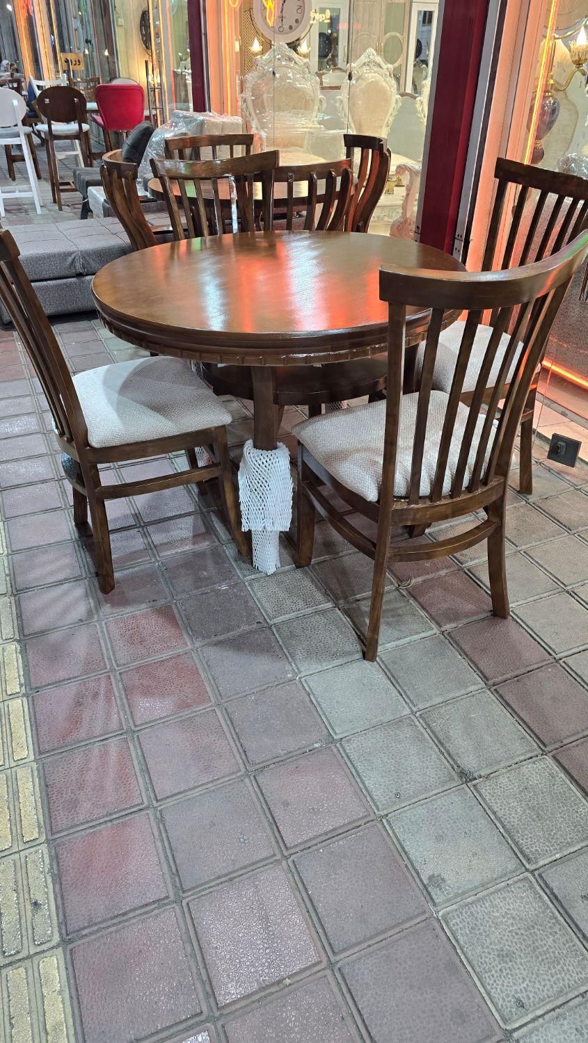 میز ناهارخوری لهستانی۶۴۵۲|میز و صندلی غذاخوری|رشت, رودبارتان|دیوار