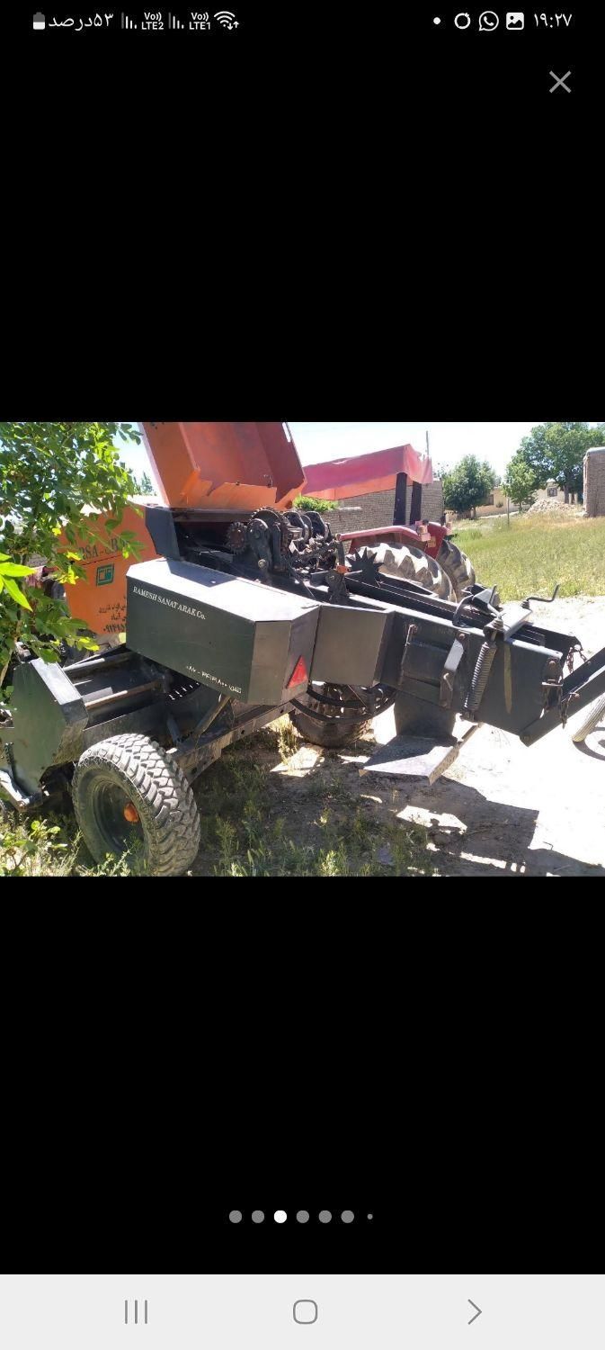 بیلر رامش صنعت دستگاه پرس یونجه وسفال|ماشینآلات صنعتی|اصفهان, روشندشت|دیوار