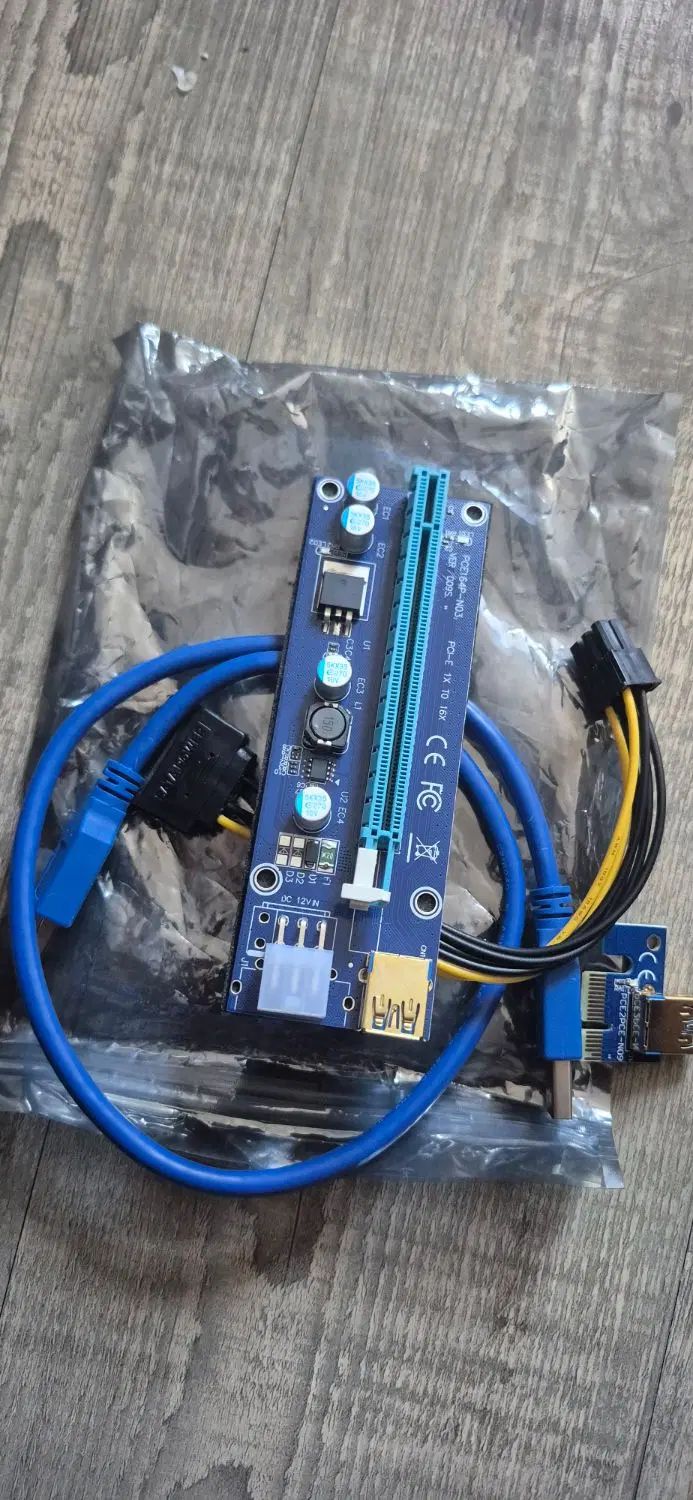 رایزر کارت گرافیک تبدیلPCI EXPRESS 1X به16Xمدل009s|قطعات و لوازم جانبی رایانه|اصفهان, فیض|دیوار