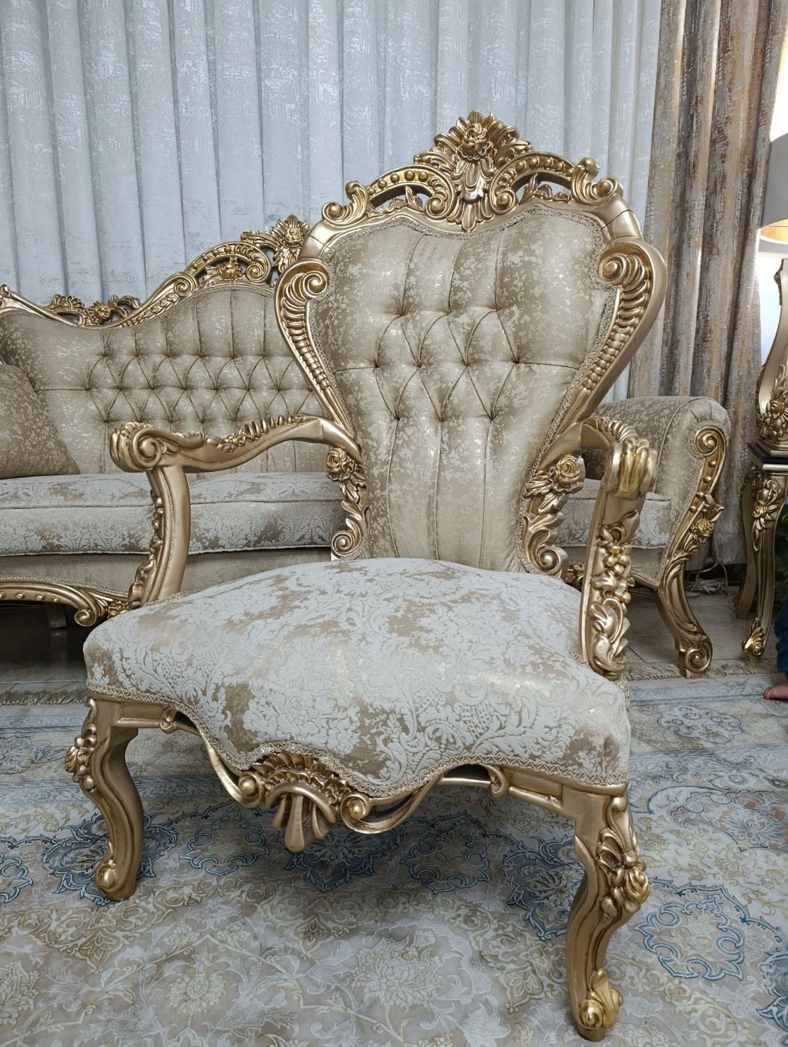 مبل ۹ نفره تمام چوب راش پرمنبت سفارشی ساز|مبلمان خانگی و میز عسلی|تهران, شهر‌زیبا|دیوار