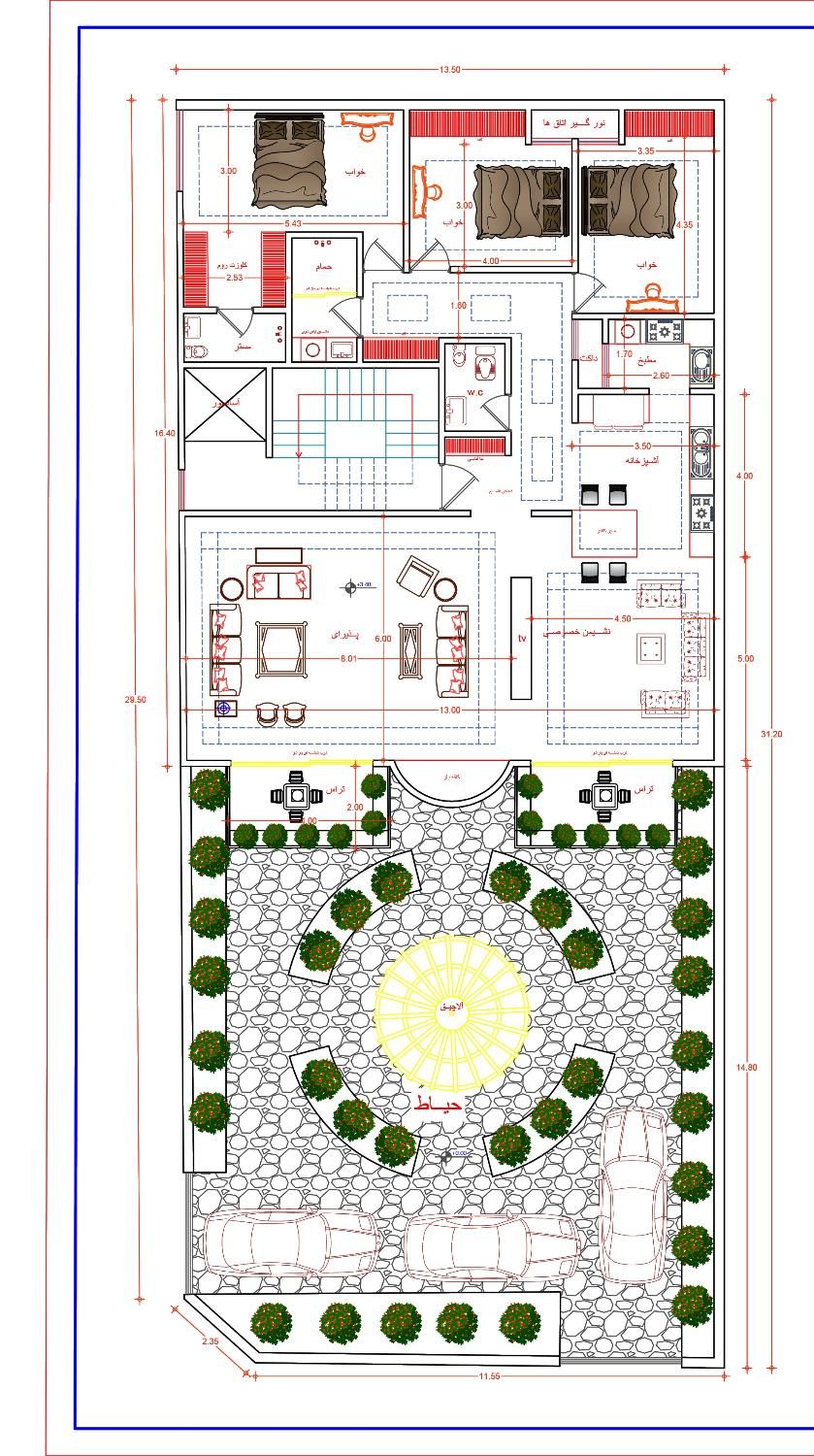 طراحی نقشه کشی معماری، پلان، نما، سه بعدی و اجرا|خدمات پیشه و مهارت|یزد, |دیوار