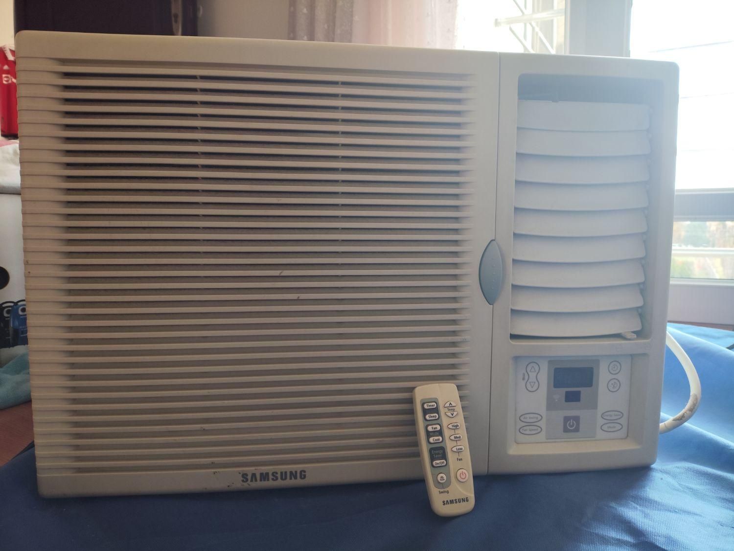 کولر دیواری سامسونگ کنترل دار در حد نو|کولر گازی و فنکوئل|گنبد کاووس, |دیوار