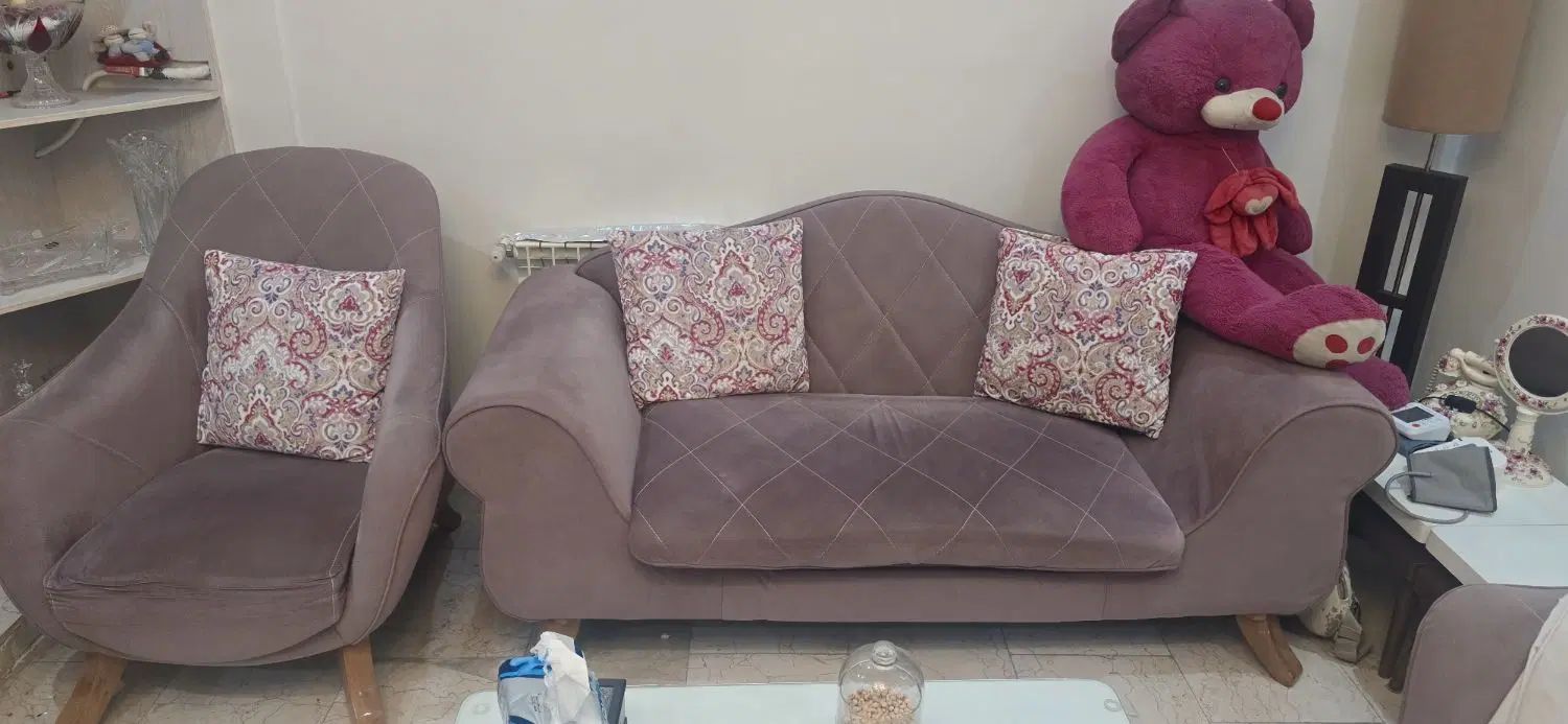 مبل 5 نفره راحتی در حدنو|مبلمان خانگی و میز عسلی|تهران, مجیدیه|دیوار