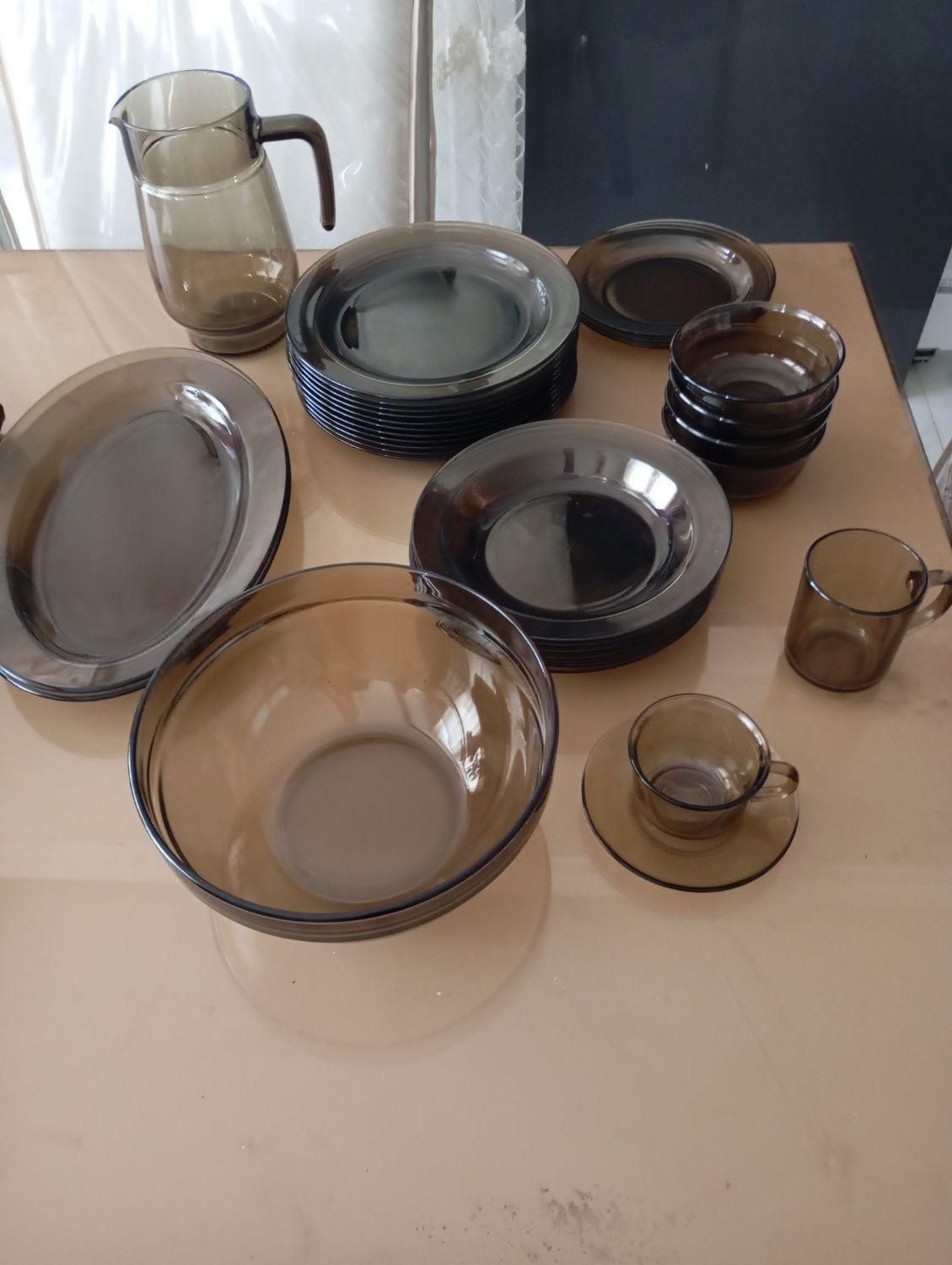 سرویس دودی آرکوروک اصل فرانسه|ظروف سرو و پذیرایی|گرمدره, |دیوار