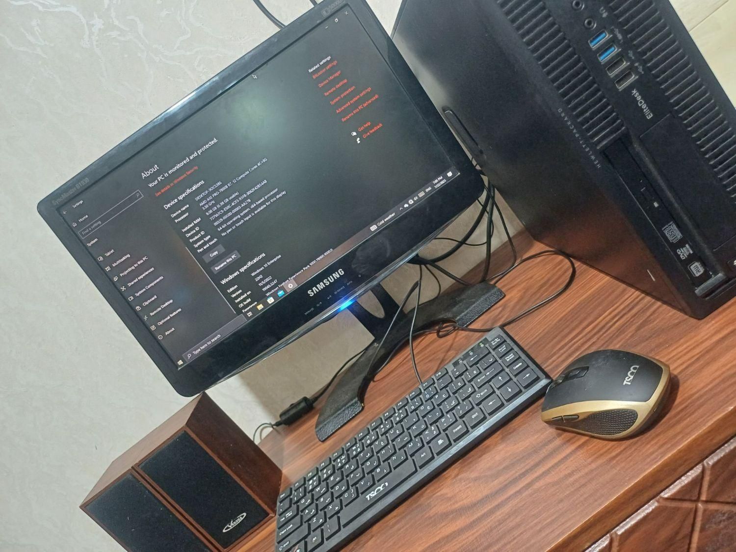 کیس+مانیتور+کیبورد+موس|رایانه رومیزی|مشهد, توس (بلوار توس)|دیوار