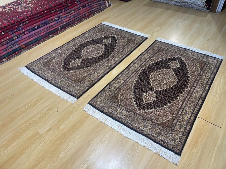 فرش جفت ذرع نیم ماهی سورمه ای|فرش|تهران, سلسبیل جنوبی|دیوار
