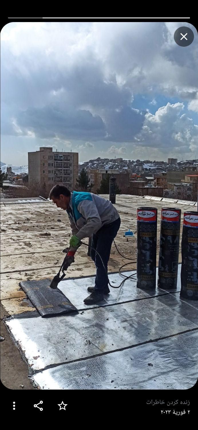 نصب و فروش ایزوگام دلیجان بیاتی آسفالت محوطه سازی|مصالح و تجهیزات ساختمان|بومهن, |دیوار