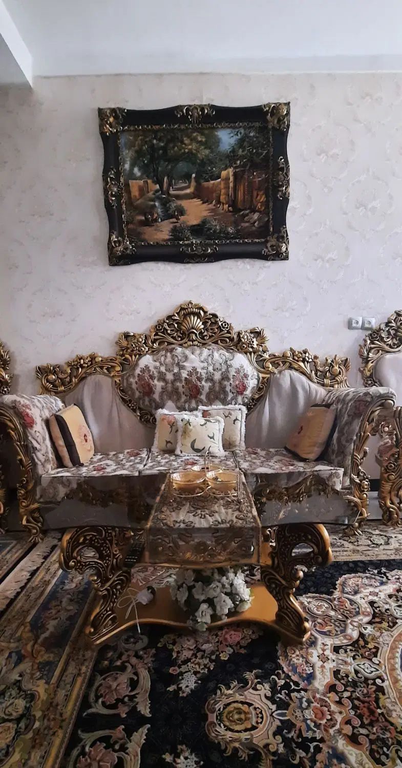 ست مبل و نهار خوری سلطنتی  شیک طرح پنجه شیری مصری|مبلمان خانگی و میز عسلی|کرمانشاه, |دیوار