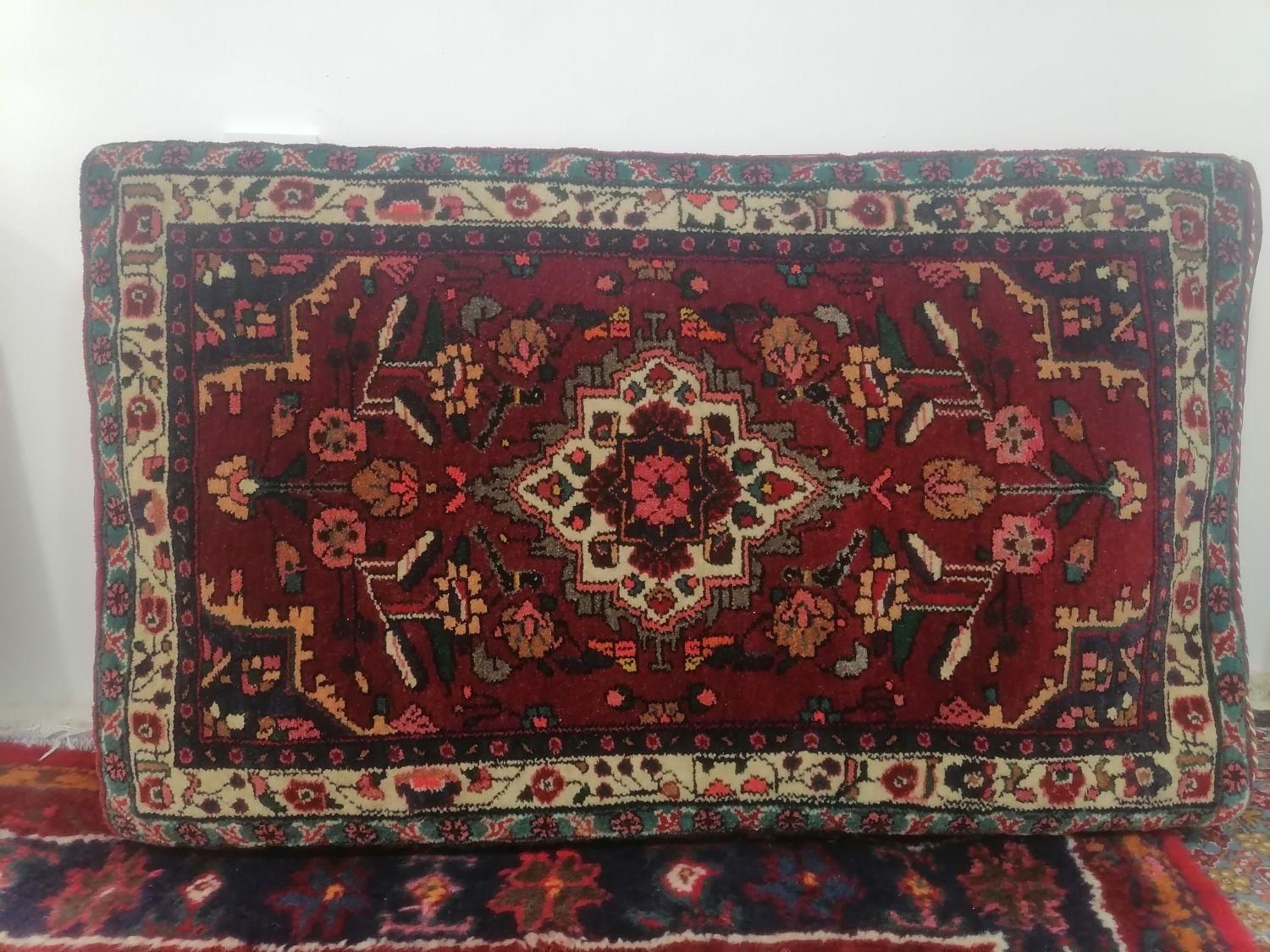 پشتی دستباف یک جفت|پشتی|همدان, |دیوار