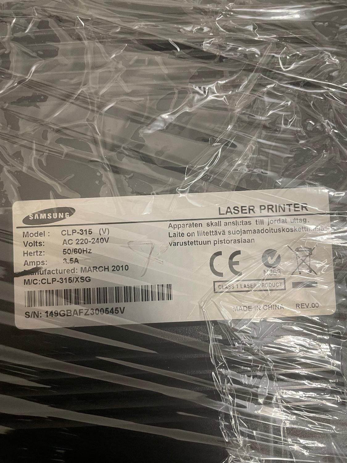 پرینتر لیزری رنگی CLP-315 برای استفاده یا قطعات|پرینتر، اسکنر، کپی، فکس|تهران, شهرآرا|دیوار
