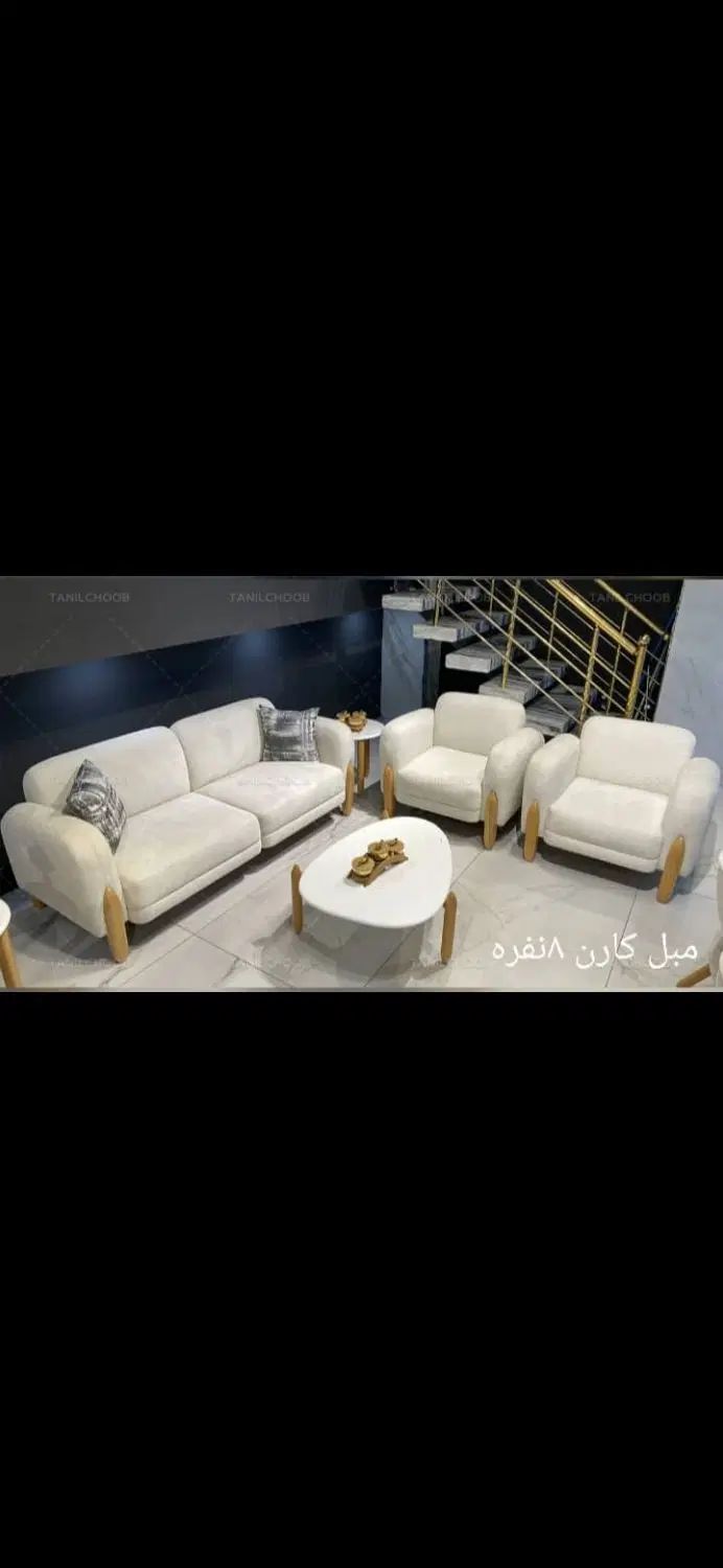 مبلمان هنوز(۸نفره)|مبلمان خانگی و میز عسلی|کرج, حصارک بالا|دیوار