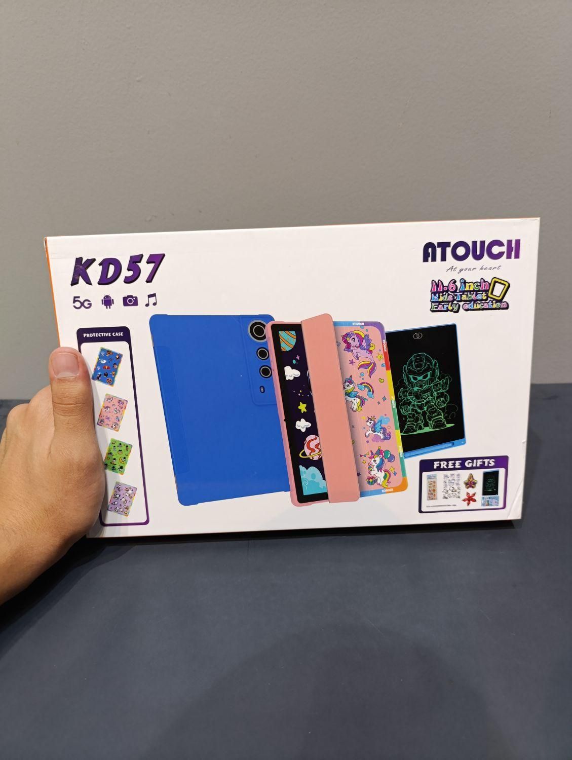 تبلت بچگانه atouch kd57 همراه با پک ویژه رام 8|تبلت|تهران, فدک|دیوار