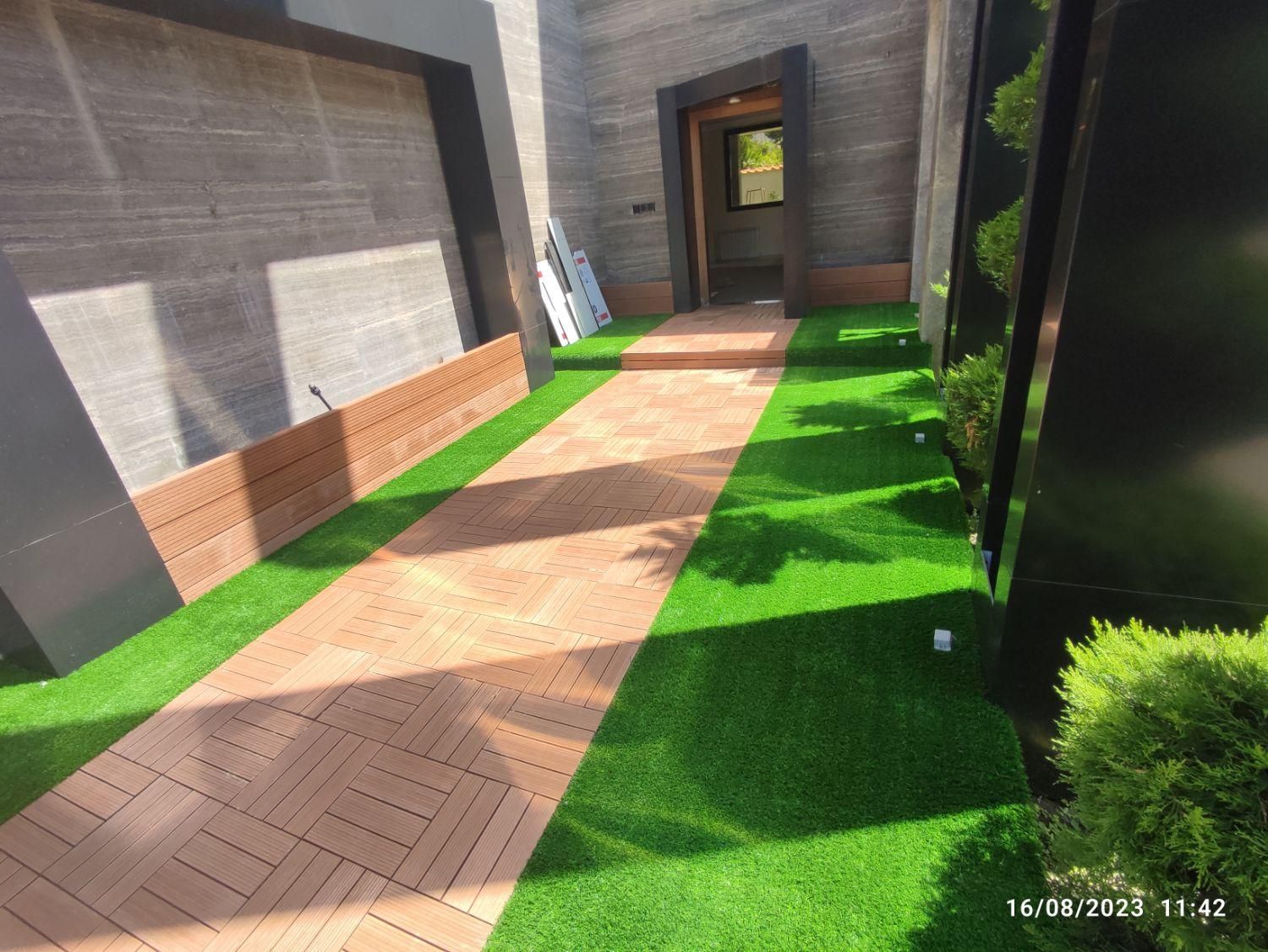 چوب پلاست ضد آب روف گاردن محوطه سازی|مصالح و تجهیزات ساختمان|چالوس, |دیوار