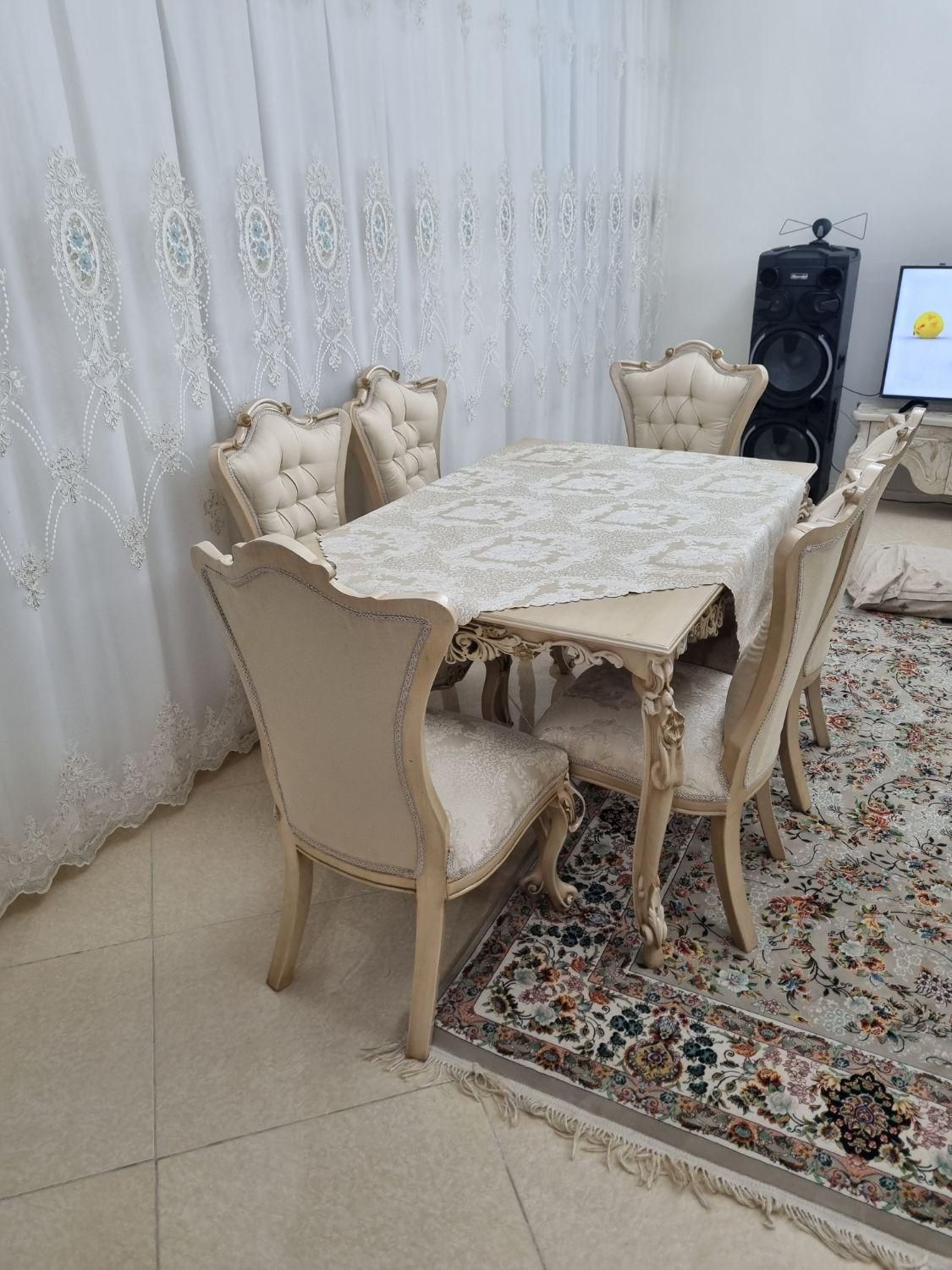 فروش میز غذاخوری ۶ نفره جنس راش|میز و صندلی غذاخوری|اردبیل, |دیوار