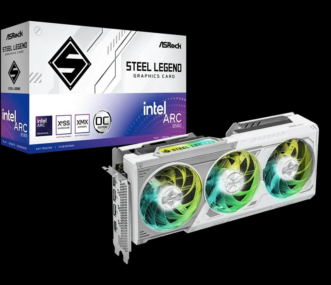 کارت گرافیک ازراک Intel Arc B580 حافظه 12 گیگابایت|قطعات و لوازم جانبی رایانه|قم, عمار یاسر|دیوار
