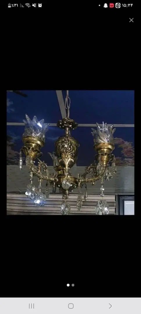 ساعت،سطل و جادستمال ،لوستر و دیوارکوب برنجی|لوستر و چراغ آویز|رشت, لاکان شهر|دیوار