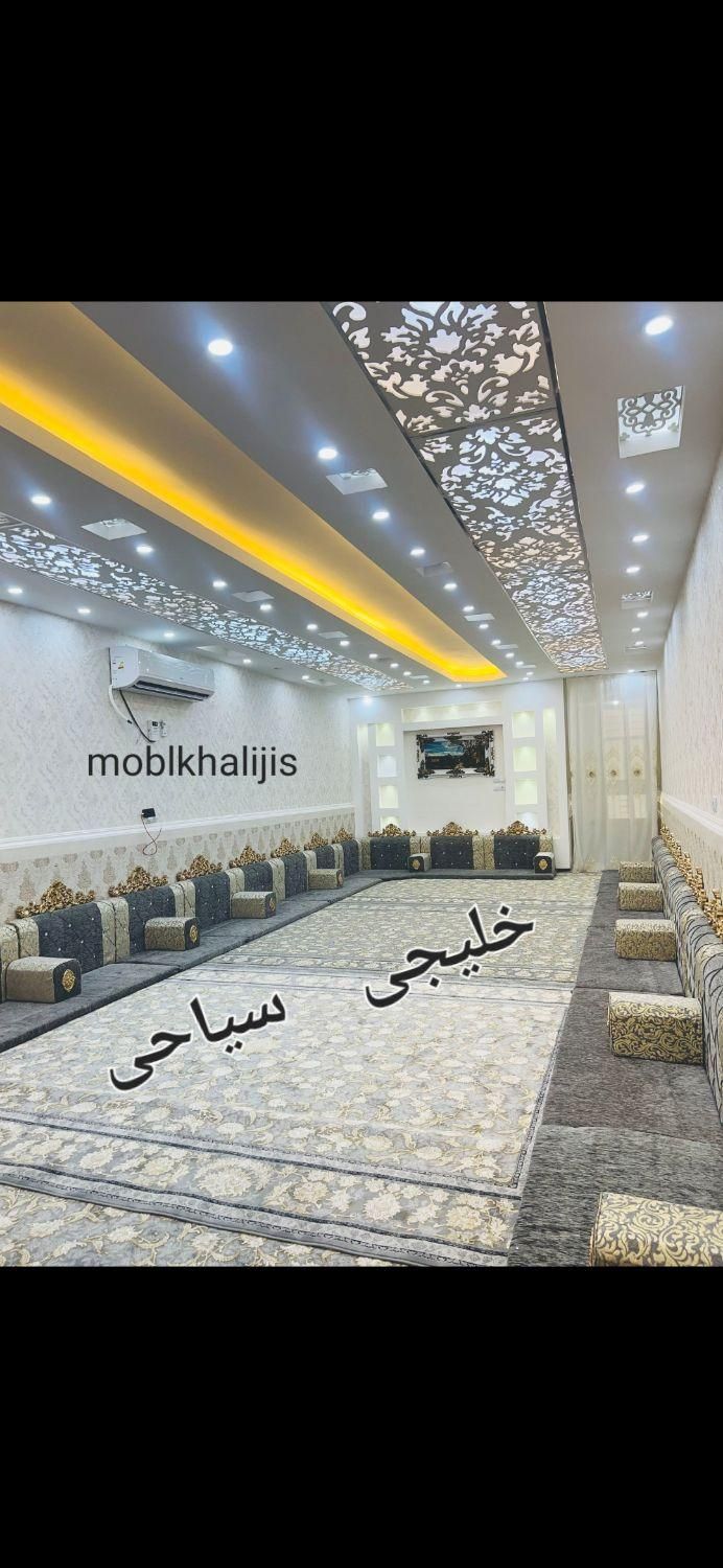 مبل خلیجی پشتی چستر۴۰۰۹سیاحی|مبلمان خانگی و میز عسلی|رامشیر, |دیوار