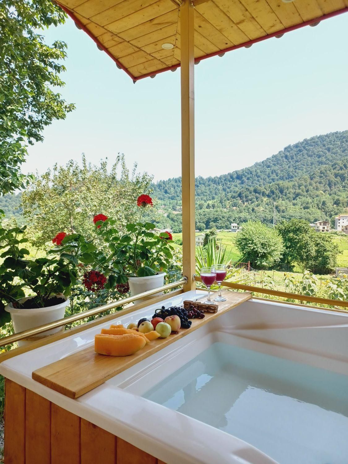 اجاره کلبه چوبی جکوزی دار ماسال|اجارهٔ کوتاهمدت آپارتمان و سوئیت|ماسال, |دیوار