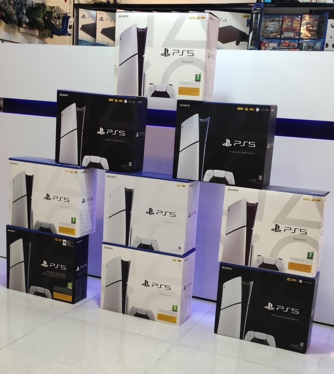 کنسولps5 slim دیجیتال و استاندارد با گارانتی|کنسول، بازی ویدئویی و آنلاین|اصفهان, آبشار|دیوار