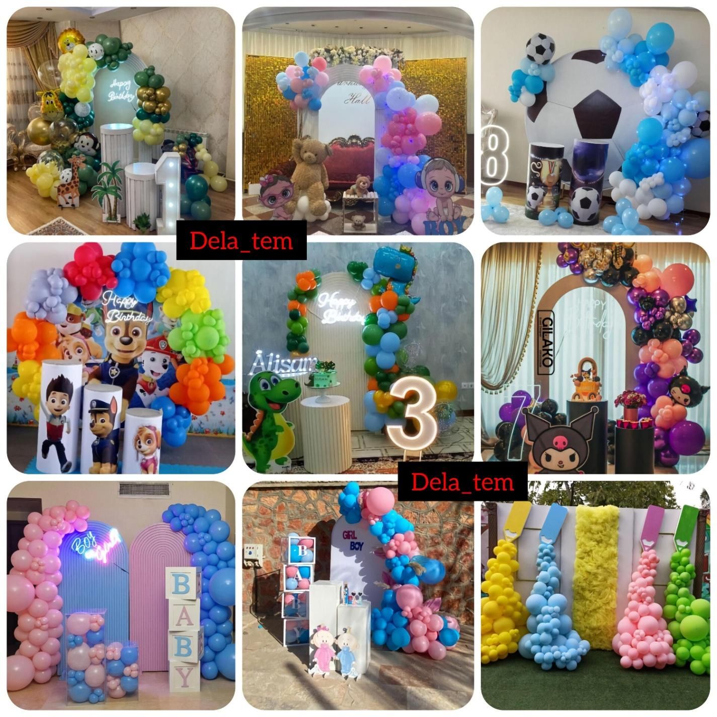 بادکنک آرایی جشن تولد تم حنا عقد گل افتتاحیه عروسی|خدمات پذیرایی، مراسم|تبریز, |دیوار