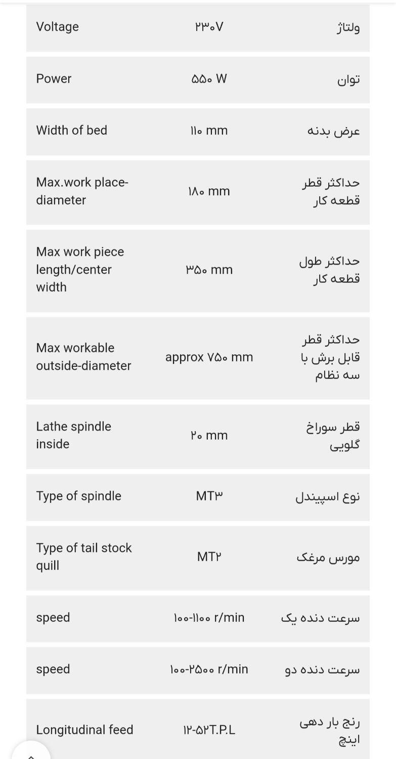 مینی تراش ۳۵۰ میلیمتر محک|ماشین‌آلات صنعتی|تهران, سنگلج (شاپور)|دیوار