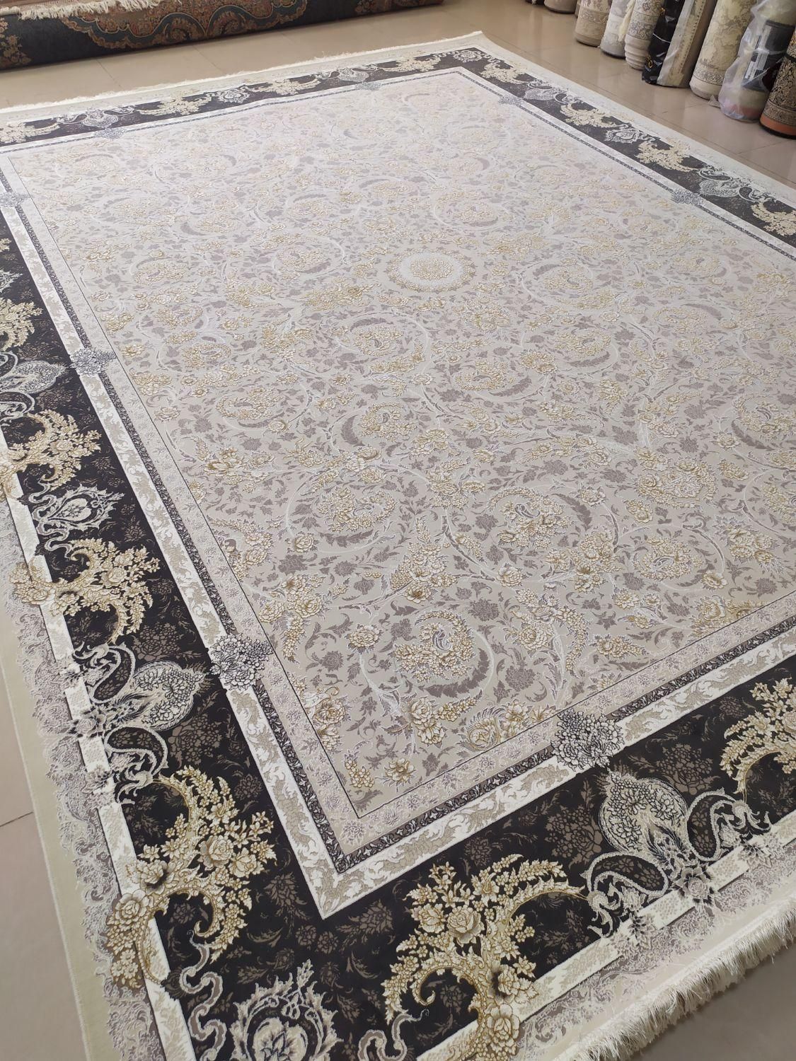2تخته 12متری کرم طلاکوب 1200شانه تراکم 3600|فرش|بانه, |دیوار