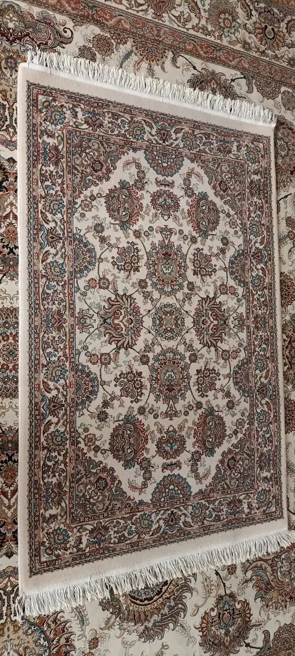 فرش قالیچه 1/5 متری افشان باغ بهشت دستبافت گونه|فرش|قدس, شهر‌قدس|دیوار