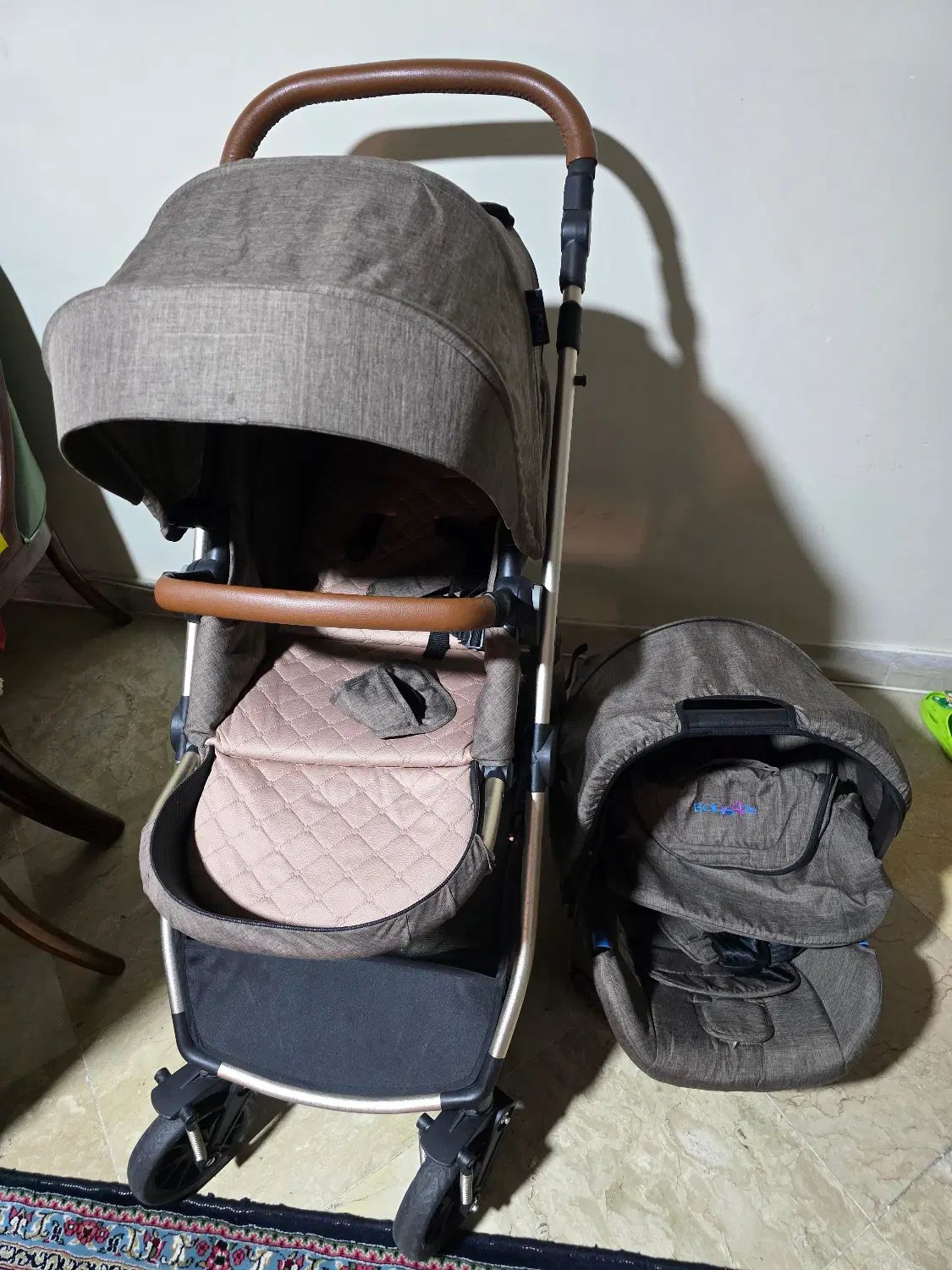 سرویس کالسکه و کریر baby 4|کالسکه و لوازم جانبی|تهران, باغ فیض|دیوار