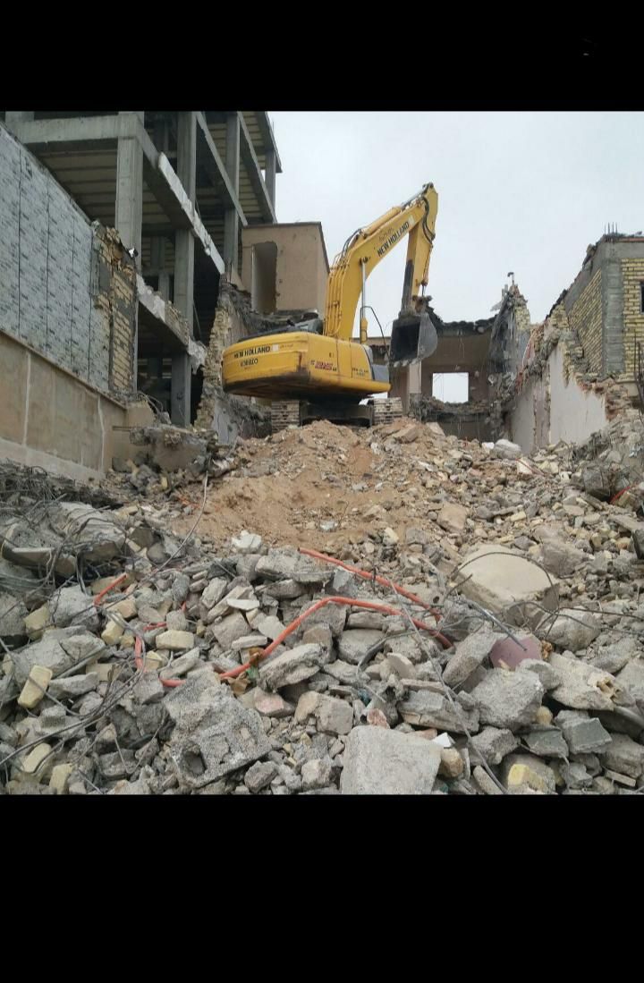 تخریب ساختمان خاکبرداری گودبرداری|خدمات پیشه و مهارت|ایلام, |دیوار