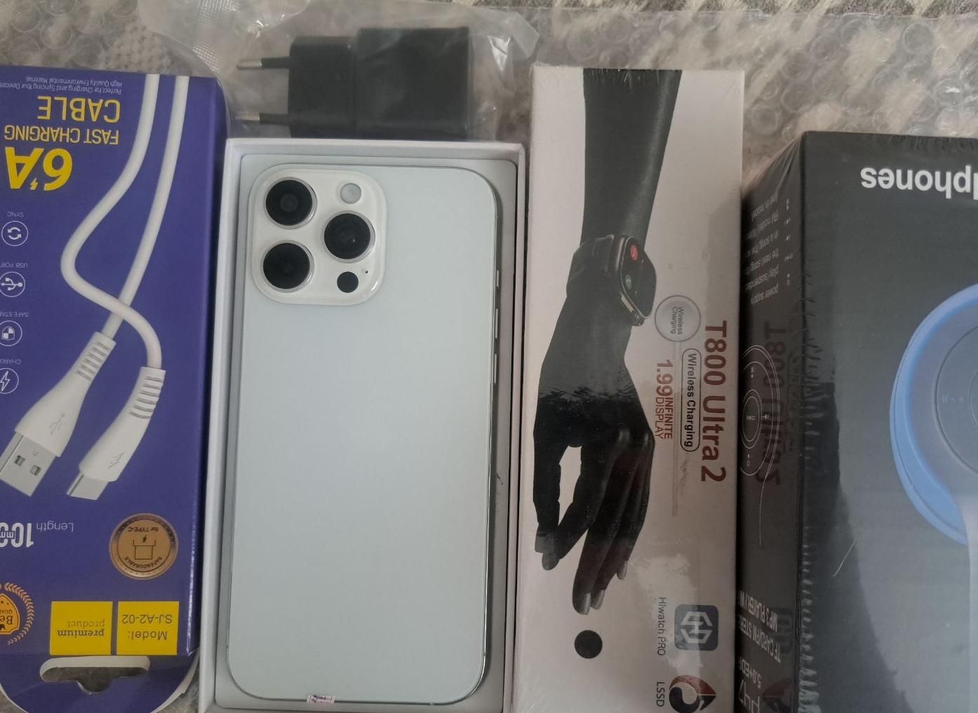 اپل فول کپی iPhone 16 Pro Max با حافظهٔ ۱ ترابایت|موبایل|کرج, برغان|دیوار