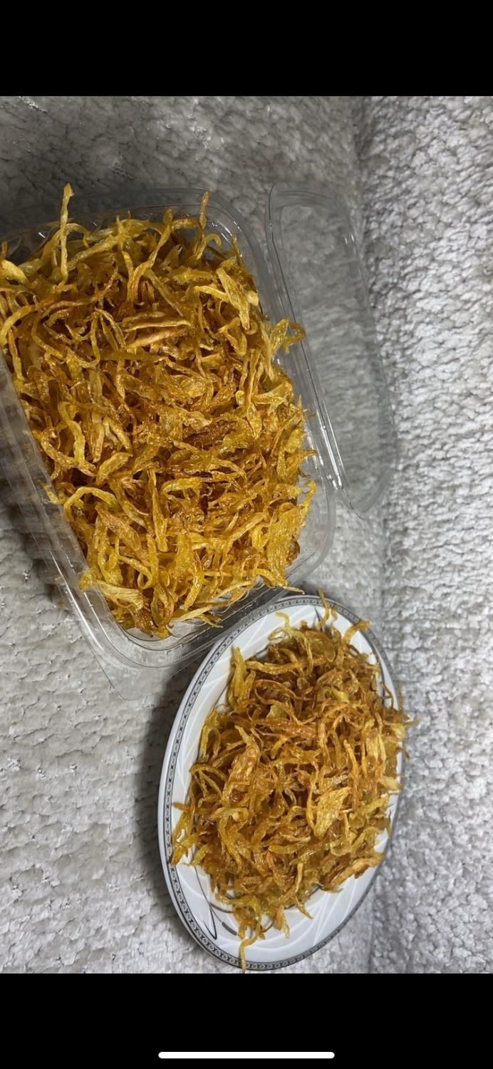 پیاز داغ خانگی ترد و کاغذی|خوردنی و آشامیدنی|یزد, |دیوار