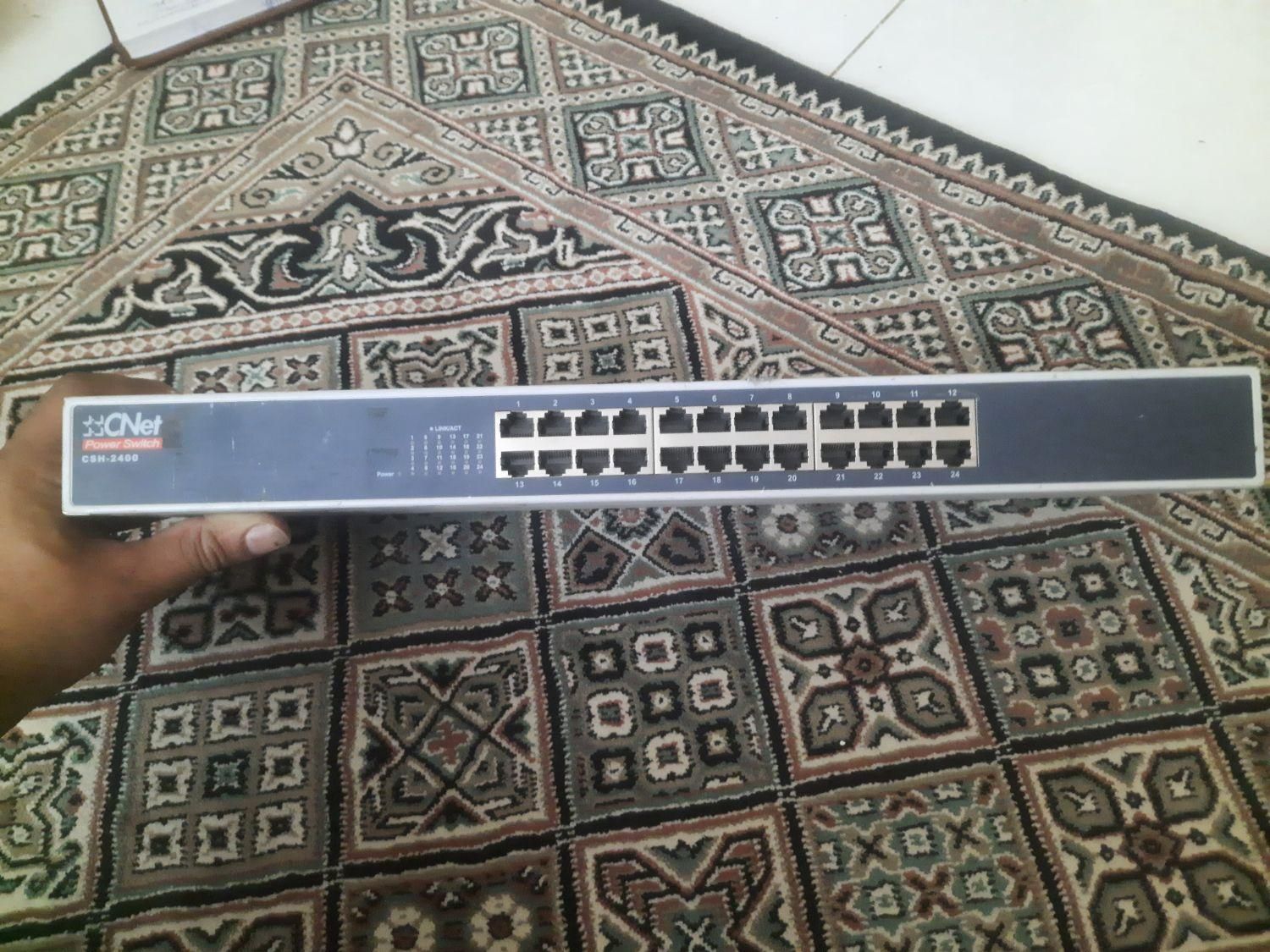 سوئیچ ۲۴ پورت cnet|قطعات و لوازم جانبی رایانه|تهران, میرداماد|دیوار