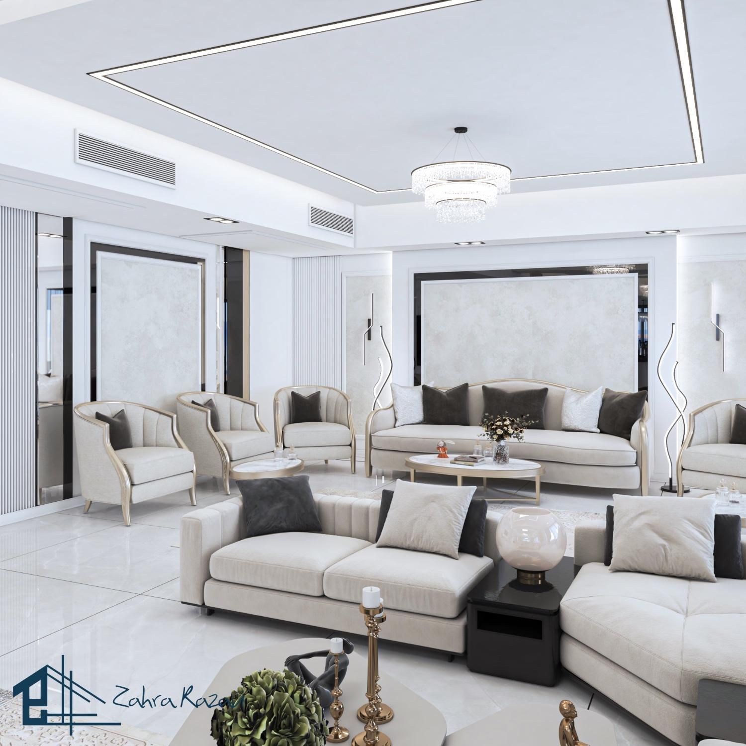 طراحی 3d دکوراسیون داخلی و نما گروه معماری رضوی|خدمات پیشه و مهارت|تهران, پونک|دیوار