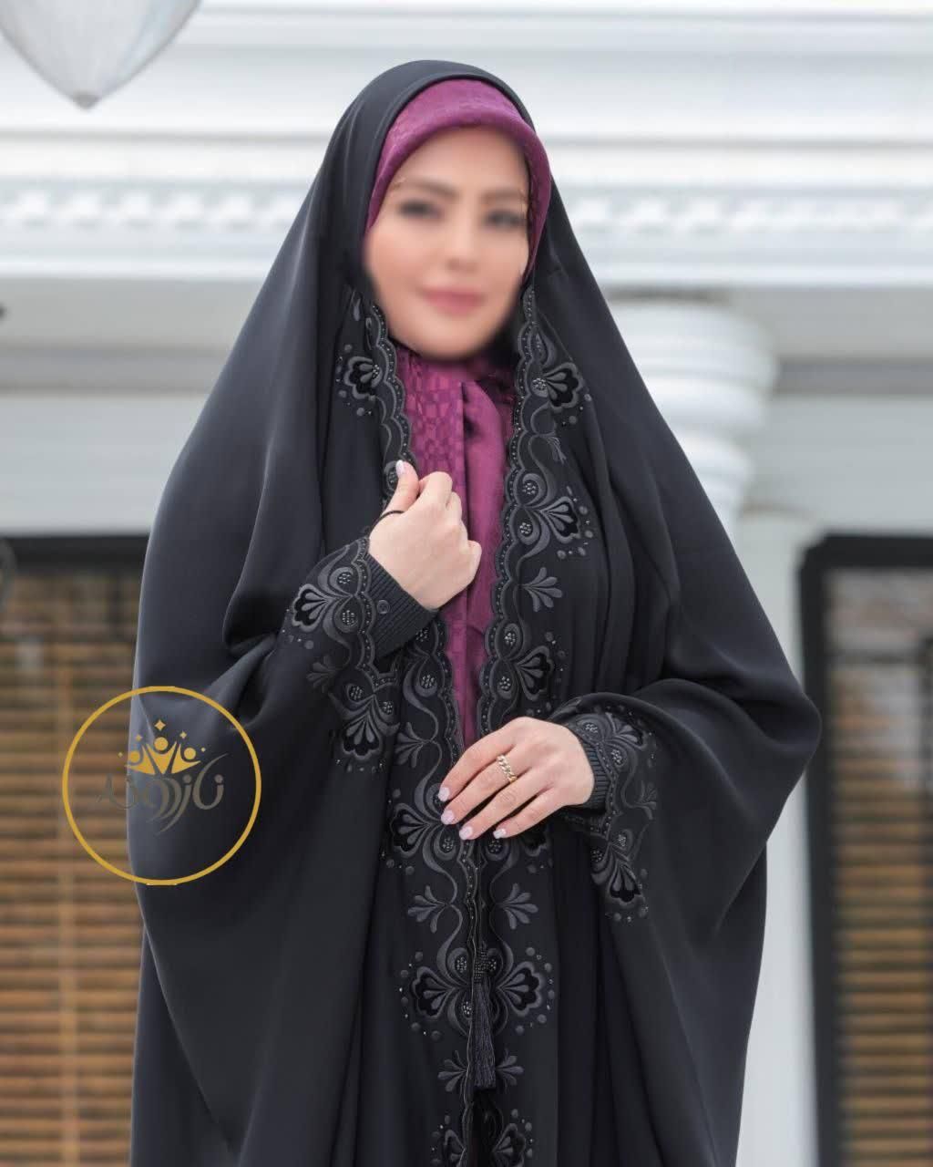 چادر مشکی عبایی عربی جده ملی ایرانی سنتی کد1404|لباس|بروجرد, |دیوار