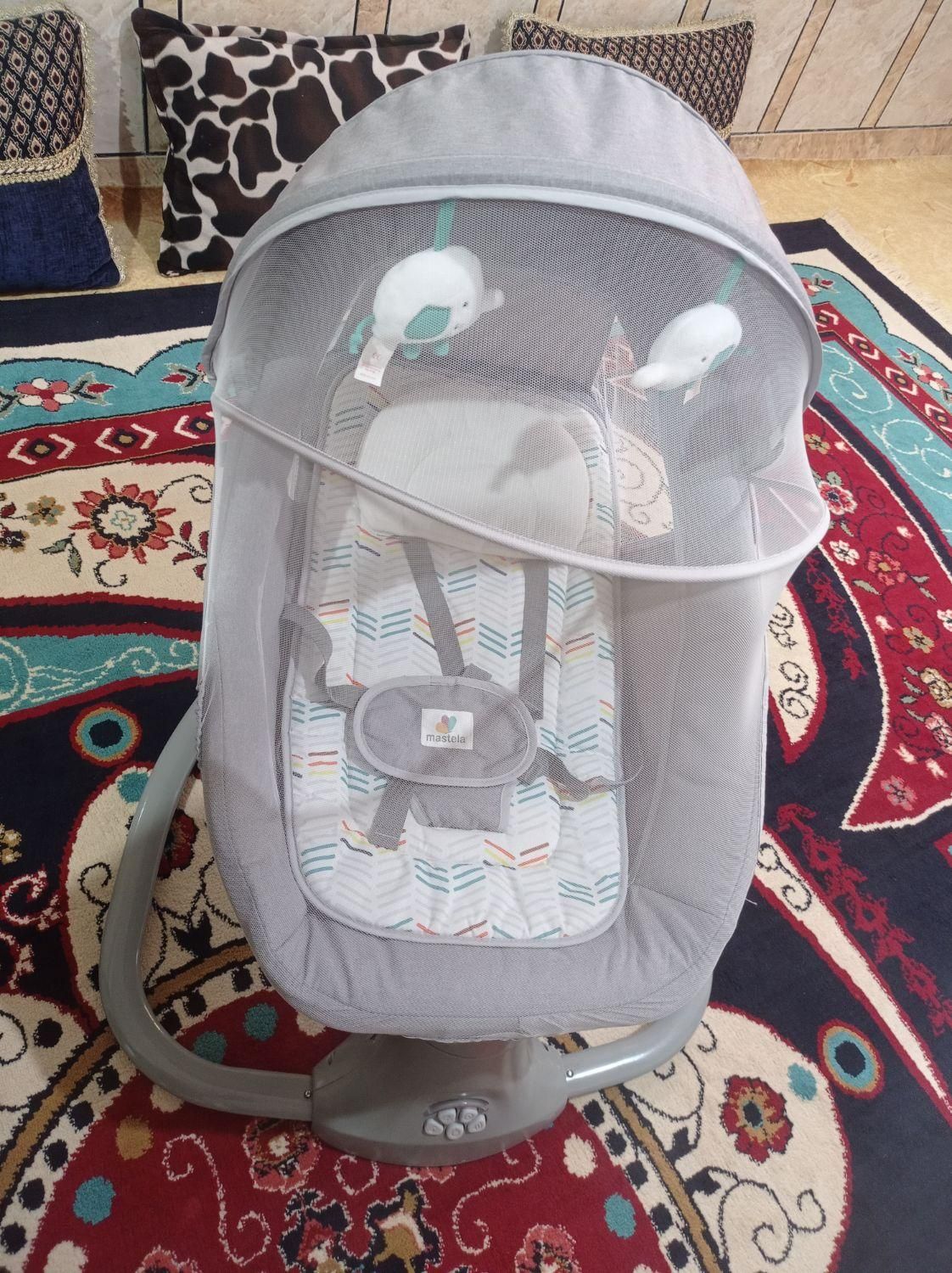 گهواره برقی نو|اسباب و اثاث بچه|دهدشت, |دیوار