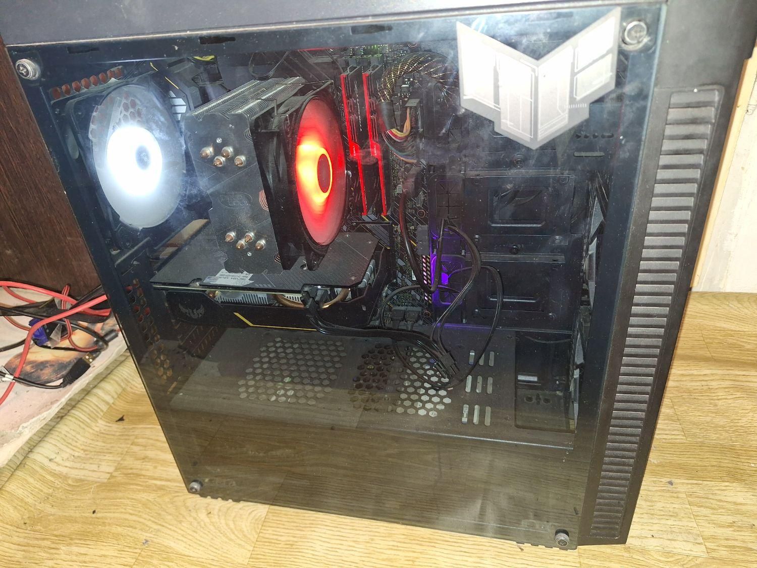 کیس گیمینگ case gaming با مانیتور|رایانه رومیزی|تهران, آبشار|دیوار
