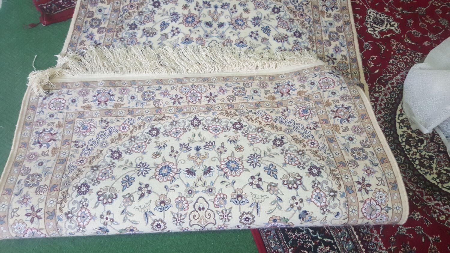 فرش دستبافت یک جفت|فرش|لنجان, |دیوار