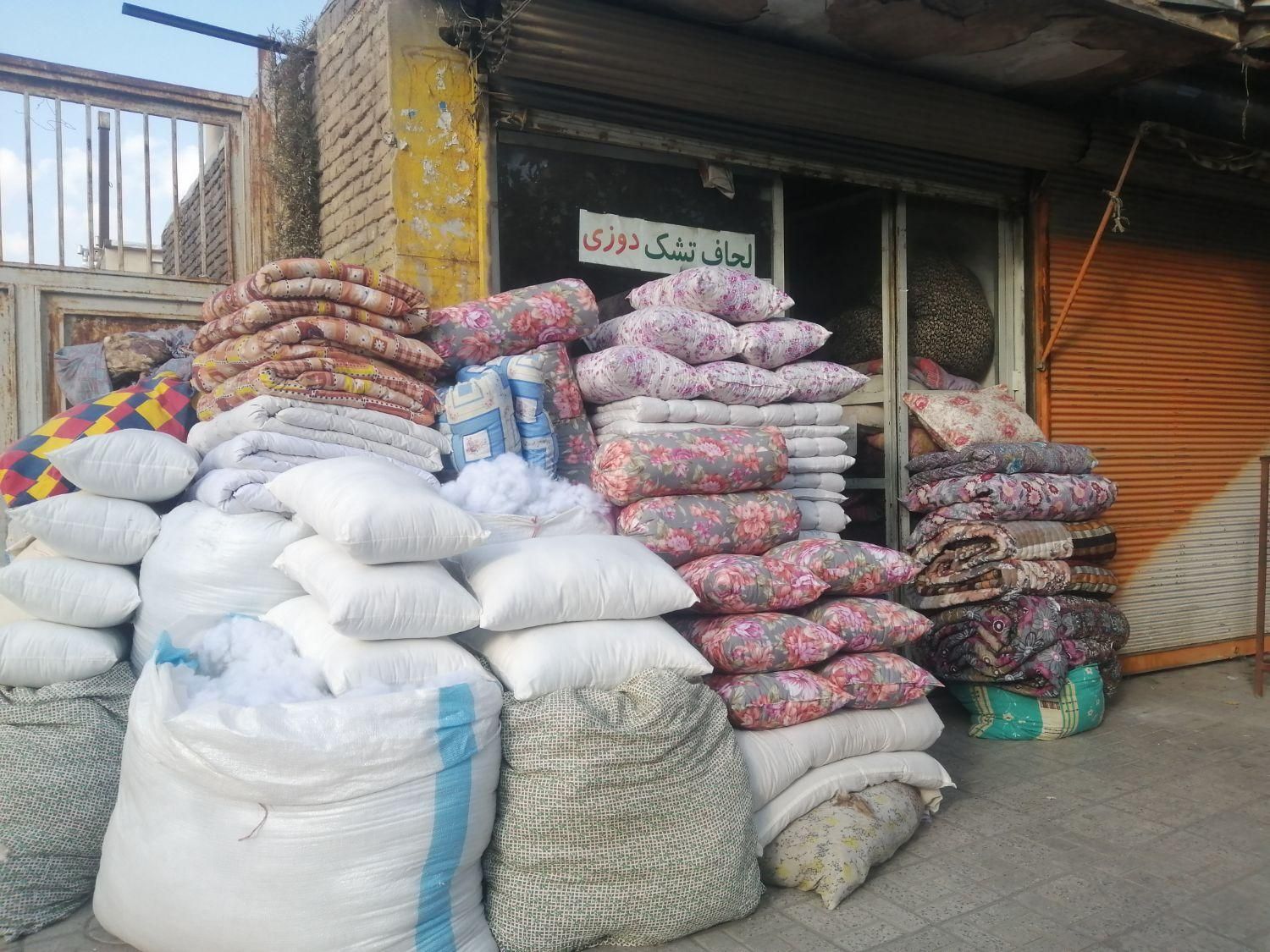 تشک بالش تعمیرات جهیزیه|رختخواب، بالش، پتو|همدان, |دیوار