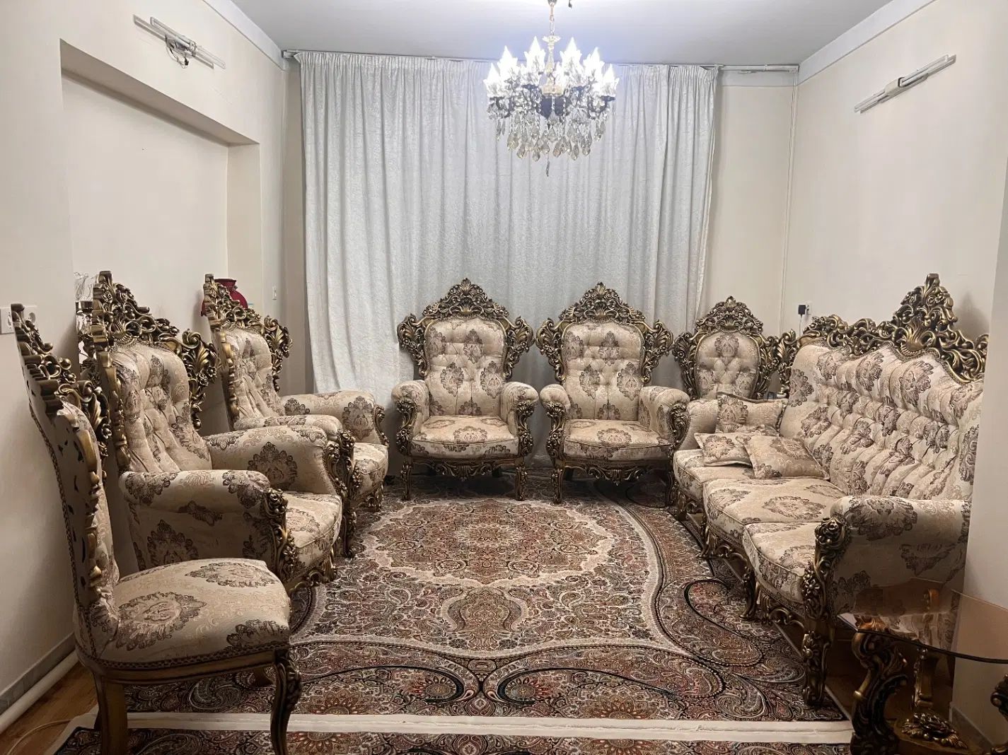 ست مبلمان استیل و میز ناهار خوری|مبلمان خانگی و میز عسلی|تهران, نبی اکرم|دیوار