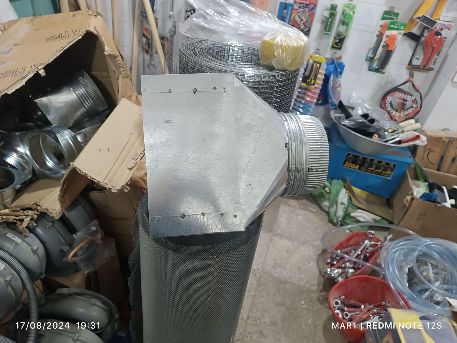 اگزوز ماینر لوله فلکسی لوله هود بندرخمیر|قطعات و لوازم جانبی رایانه|بندرعباس, |دیوار