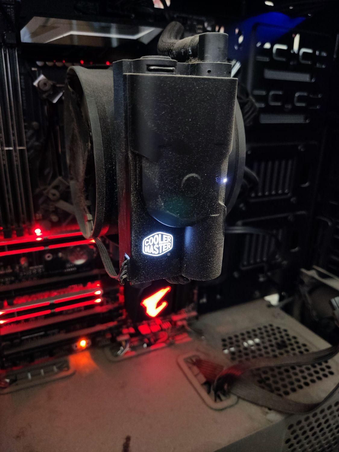 کیس گیمینگ و رندرینگ حرفه ای  X299 aorus + 7650x|رایانه رومیزی|تهران, سعادت‌آباد|دیوار